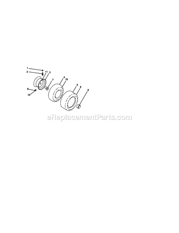 Page G Diagram and Parts List for 917273064  Craftsman Lawn Tractor