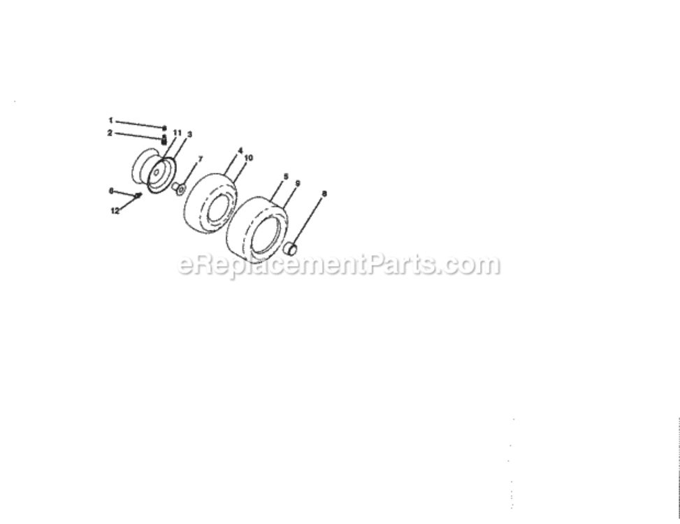 Page G Diagram and Parts List for 917273090  Craftsman Lawn Tractor