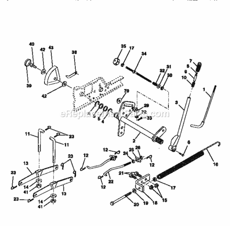 Page I Diagram and Parts List for 917273110  Craftsman Lawn Tractor
