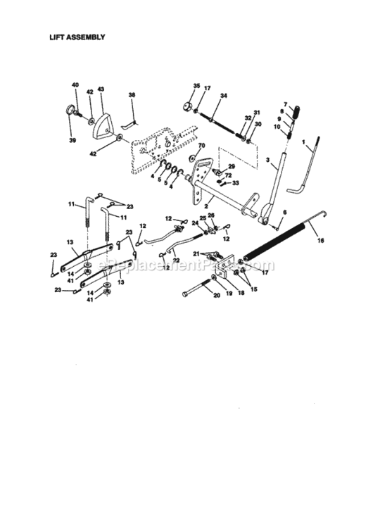 Page I Diagram and Parts List for 917273113  Craftsman Lawn Tractor