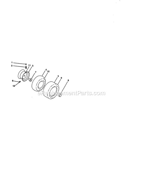 Page H Diagram and Parts List for 917273114  Craftsman Lawn Tractor