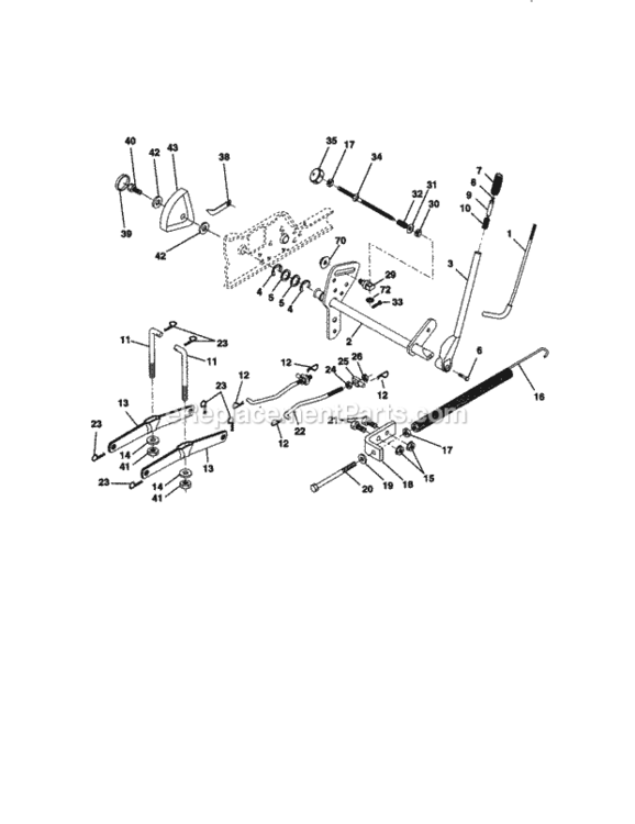 Page I Diagram and Parts List for 917273114  Craftsman Lawn Tractor