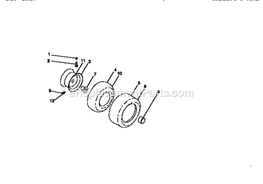 Page H Diagram and Parts List for 917273120  Craftsman Lawn Tractor