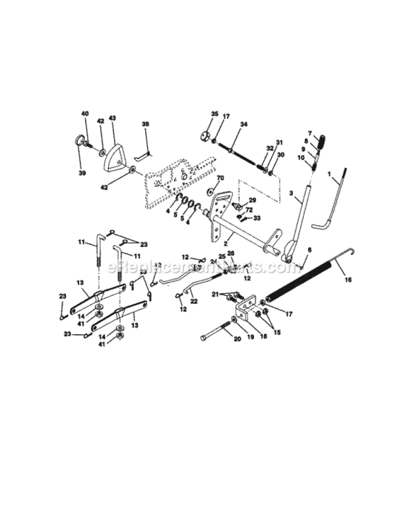 Page I Diagram and Parts List for 917273200  Craftsman Lawn Tractor