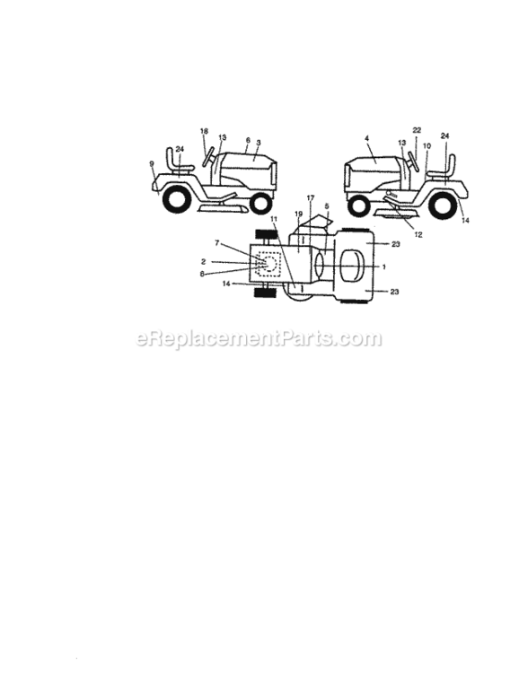 Page G Diagram and Parts List for 917273321  Craftsman Lawn Tractor