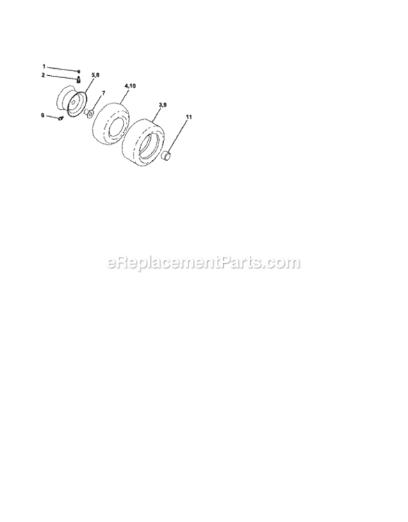 Page H Diagram and Parts List for 917273461  Craftsman Lawn Tractor