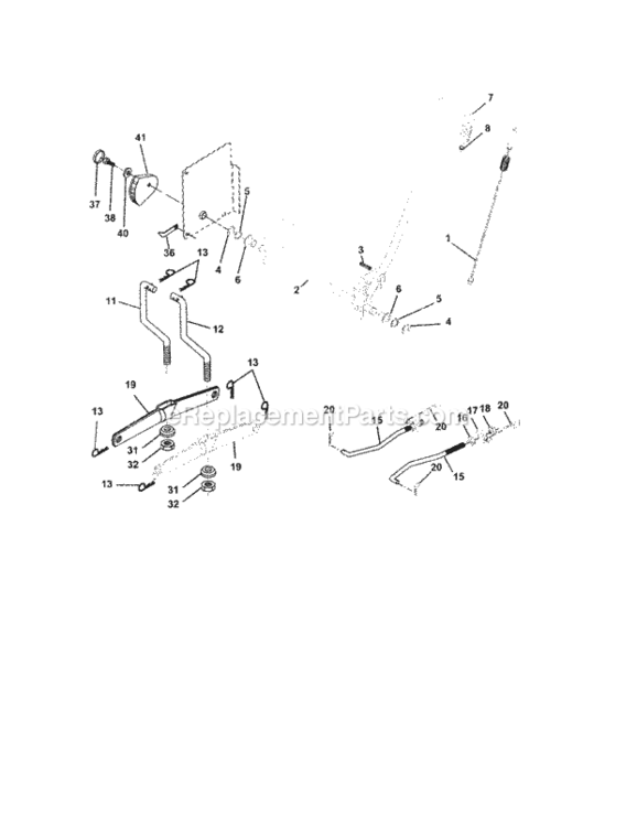 Page I Diagram and Parts List for 917273461  Craftsman Lawn Tractor