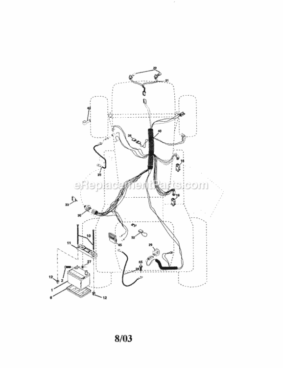 Page A Diagram and Parts List for 917273471  Craftsman Lawn Tractor