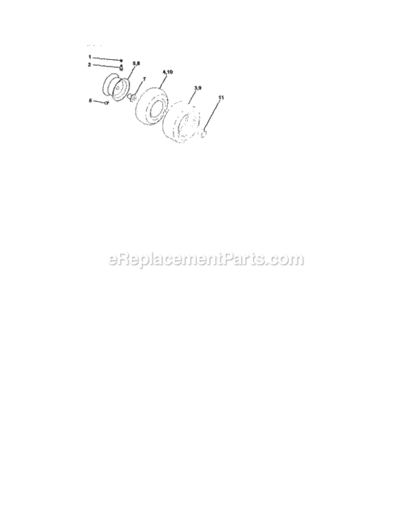 Page H Diagram and Parts List for 917273482  Craftsman Lawn Tractor