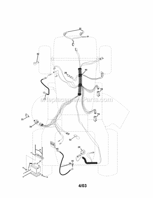 Page A Diagram and Parts List for 917273500  Craftsman Lawn Tractor