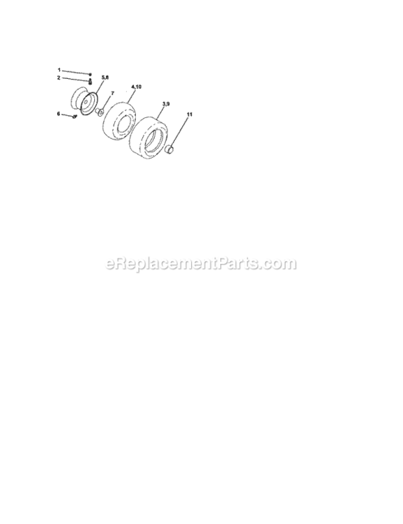 Page H Diagram and Parts List for 917273500  Craftsman Lawn Tractor