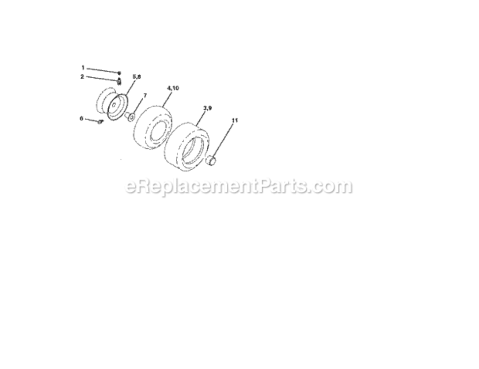 Page H Diagram and Parts List for 917273660  Craftsman Lawn Tractor