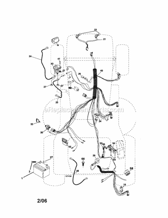 Page A Diagram and Parts List for 917274290  Craftsman Lawn Tractor