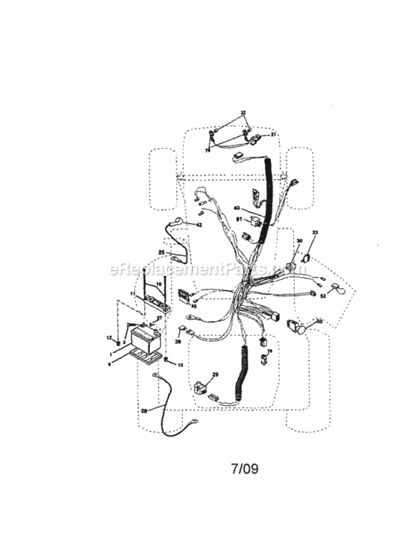 Page A Diagram and Parts List for 917274990  Craftsman Lawn Tractor