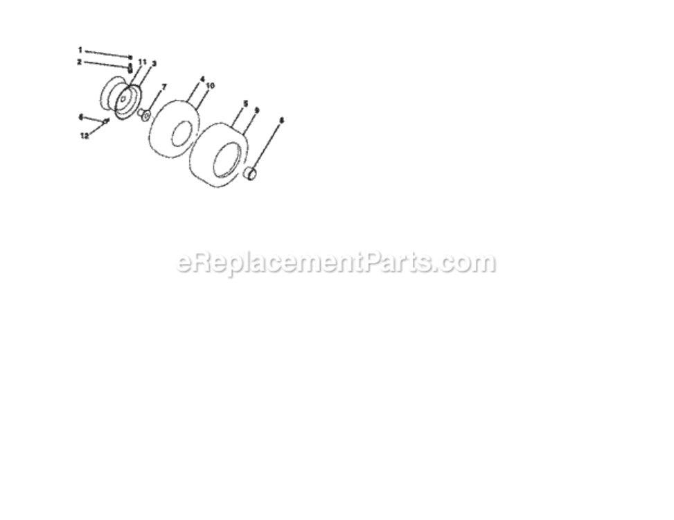Page H Diagram and Parts List for 917274990  Craftsman Lawn Tractor