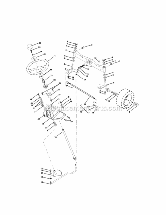 Page D Diagram and Parts List for 917275010  Craftsman Lawn Tractor
