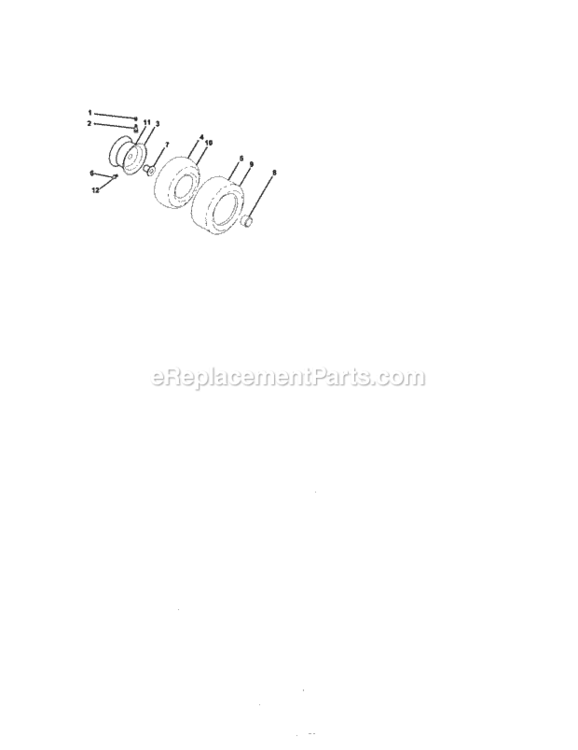 Page H Diagram and Parts List for 917275010  Craftsman Lawn Tractor