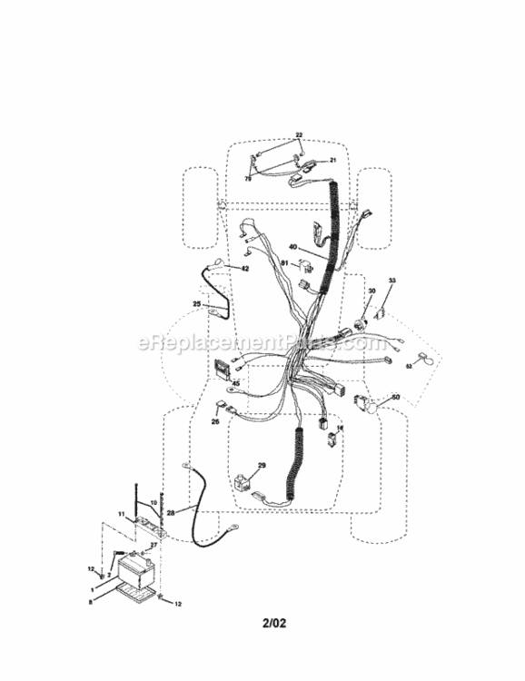 Page A Diagram and Parts List for 917275013  Craftsman Lawn Tractor