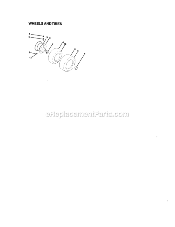 Page H Diagram and Parts List for 917275020  Craftsman Lawn Tractor