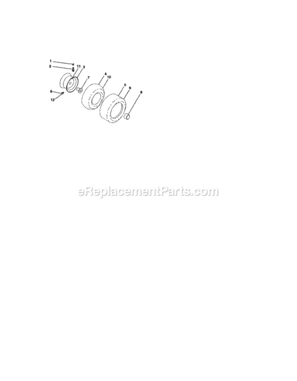 Page H Diagram and Parts List for 917275022  Craftsman Lawn Tractor