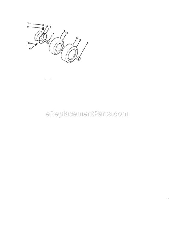 Page H Diagram and Parts List for 917275030  Craftsman Lawn Tractor