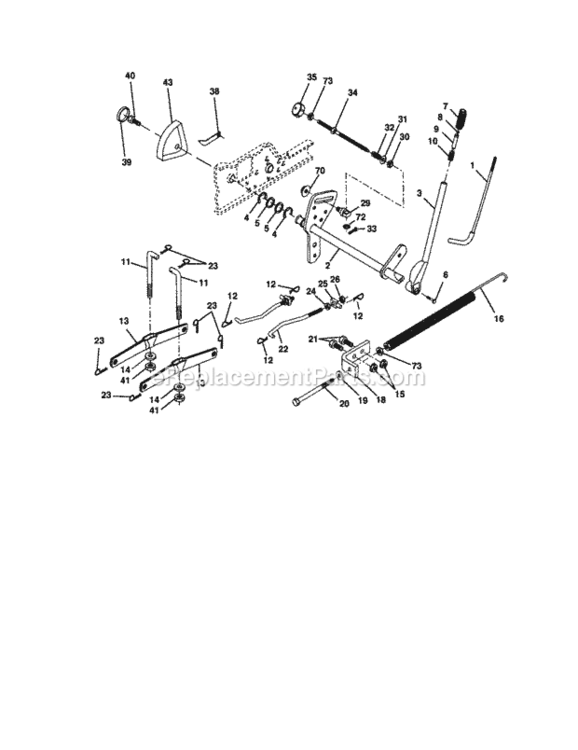 Page I Diagram and Parts List for 917275030  Craftsman Lawn Tractor