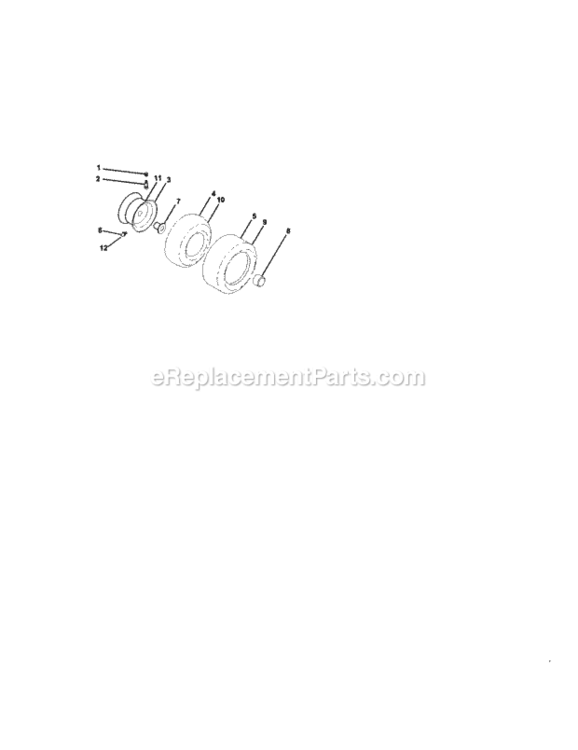 Page G Diagram and Parts List for 917275031  Craftsman Lawn Tractor