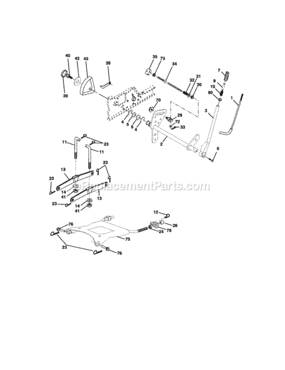 Page I Diagram and Parts List for 917275032  Craftsman Lawn Tractor
