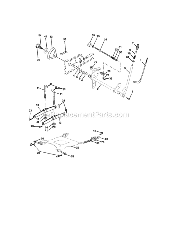Page I Diagram and Parts List for 917275033  Craftsman Lawn Tractor