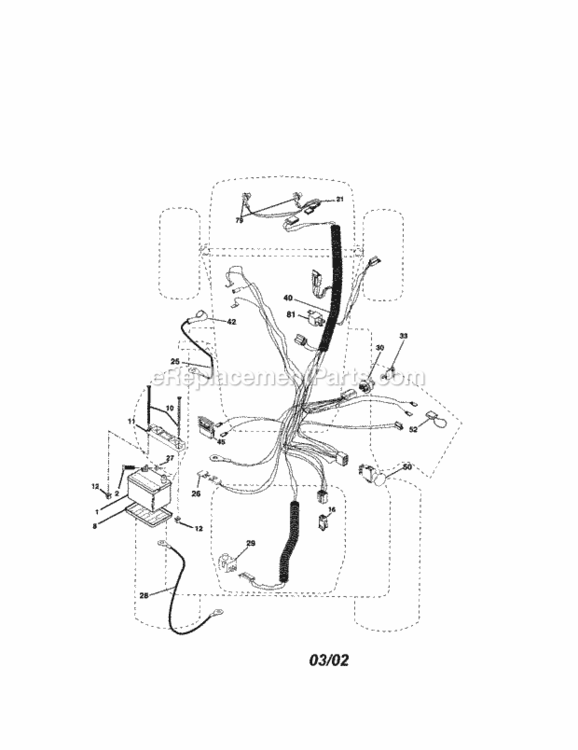 Page A Diagram and Parts List for 917275034  Craftsman Lawn Tractor