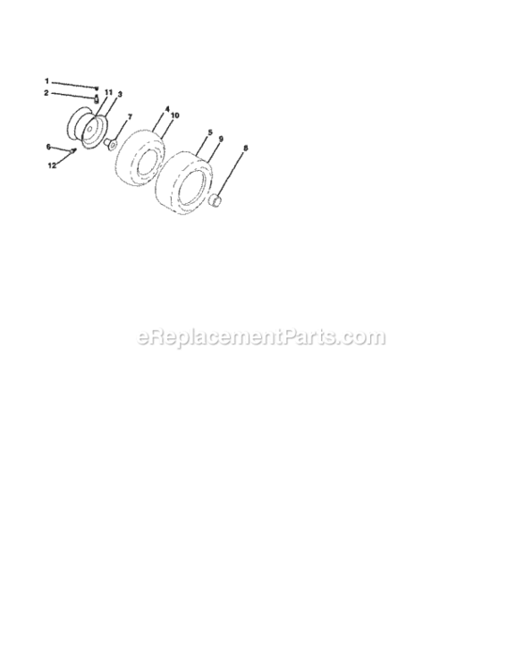 Page H Diagram and Parts List for 917275034  Craftsman Lawn Tractor
