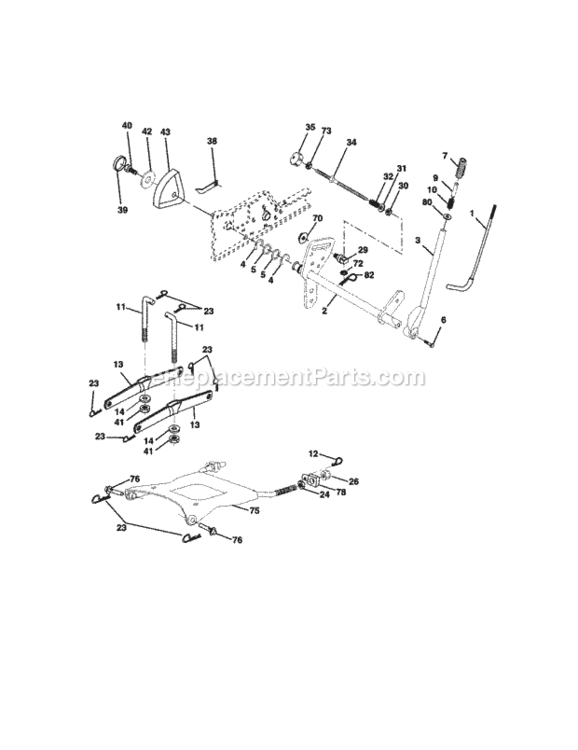 Page I Diagram and Parts List for 917275034  Craftsman Lawn Tractor