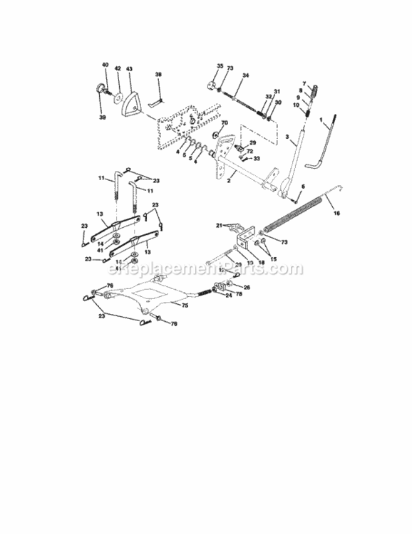 Page I Diagram and Parts List for 917275042  Craftsman Lawn Tractor