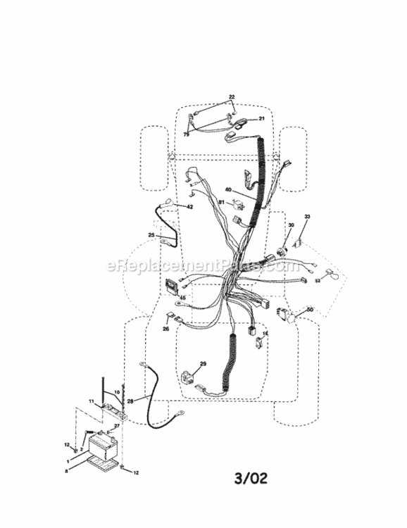 Page A Diagram and Parts List for 917275044  Craftsman Lawn Tractor