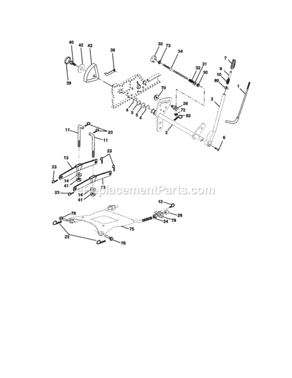 Page I Diagram and Parts List for 917275044  Craftsman Lawn Tractor