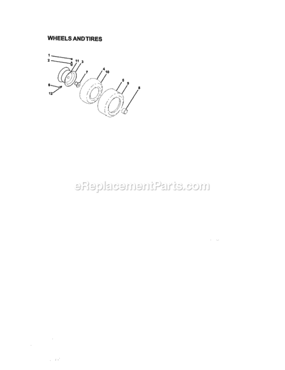 Page H Diagram and Parts List for 917275221  Craftsman Lawn Tractor
