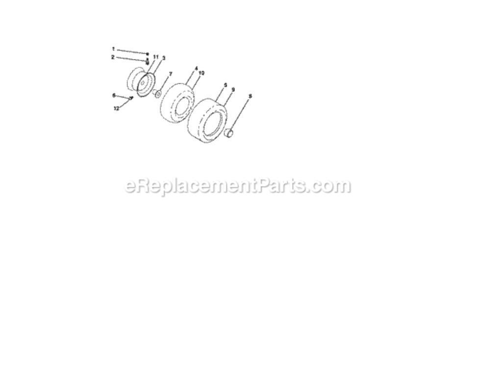 Page J Diagram and Parts List for 917275242  Craftsman Lawn Tractor
