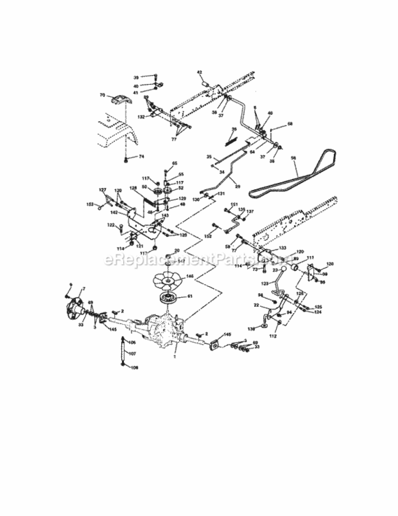 Page C Diagram and Parts List for 917275285  Craftsman Lawn Tractor