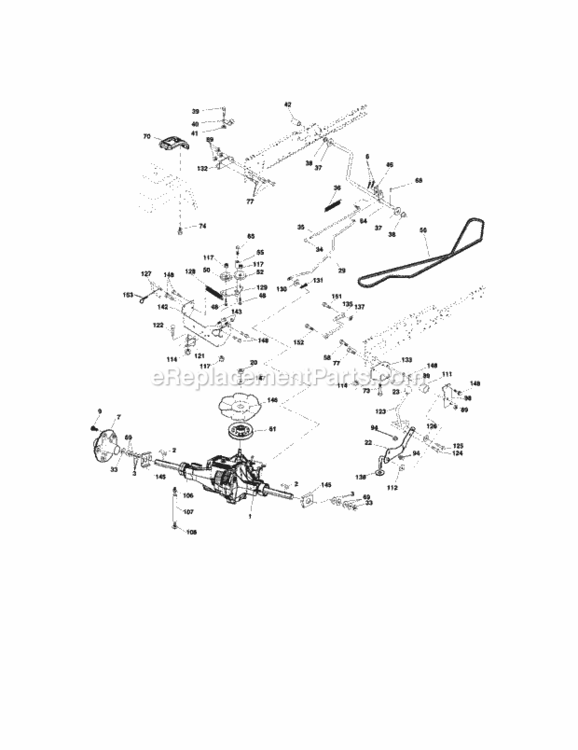 Page C Diagram and Parts List for 917275286  Craftsman Lawn Tractor