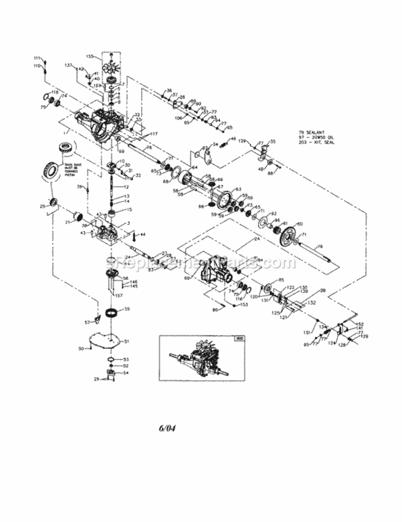 Page K Diagram and Parts List for 917275287  Craftsman Lawn Tractor