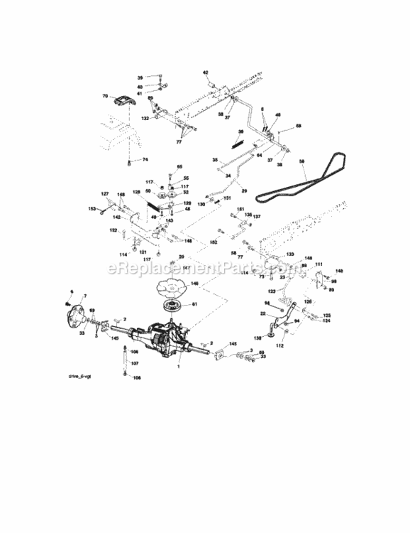 Page C Diagram and Parts List for 917275287  Craftsman Lawn Tractor