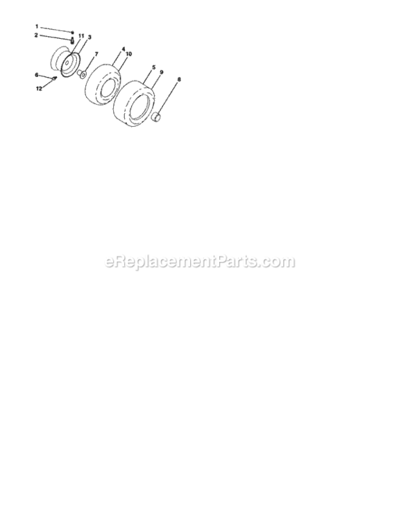 Page H Diagram and Parts List for 917275970  Craftsman Lawn Tractor