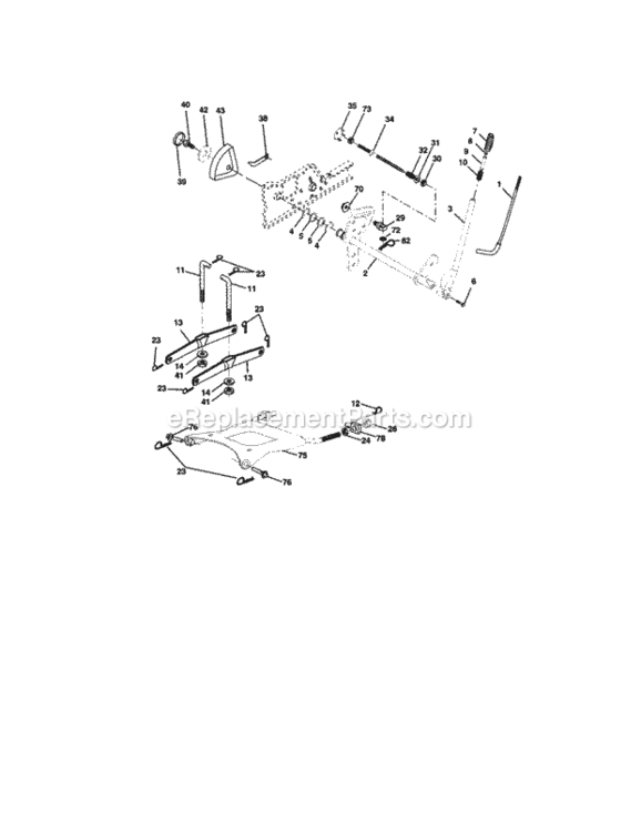 Page I Diagram and Parts List for 917275970  Craftsman Lawn Tractor