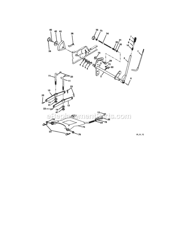 Page I Diagram and Parts List for 917275971  Craftsman Lawn Tractor