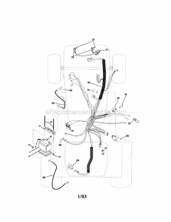 Page A Diagram and Parts List for 917276010  Craftsman Lawn Tractor