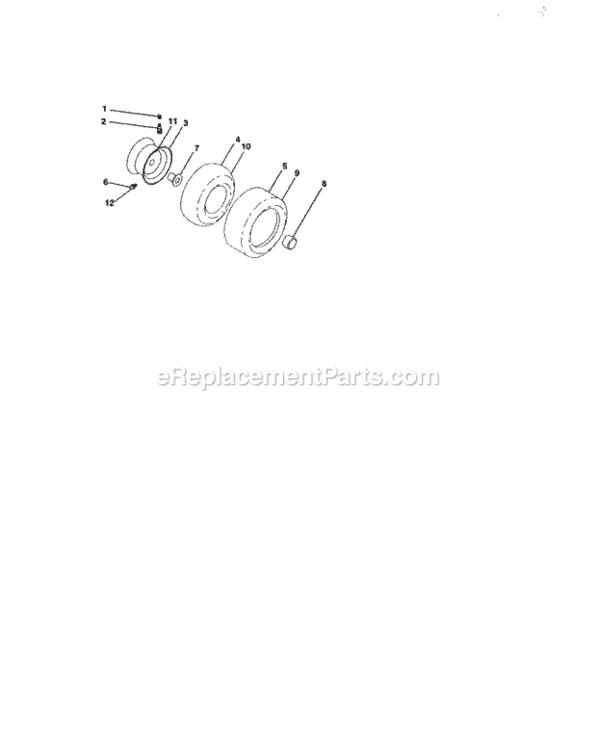 Page H Diagram and Parts List for 917276010  Craftsman Lawn Tractor