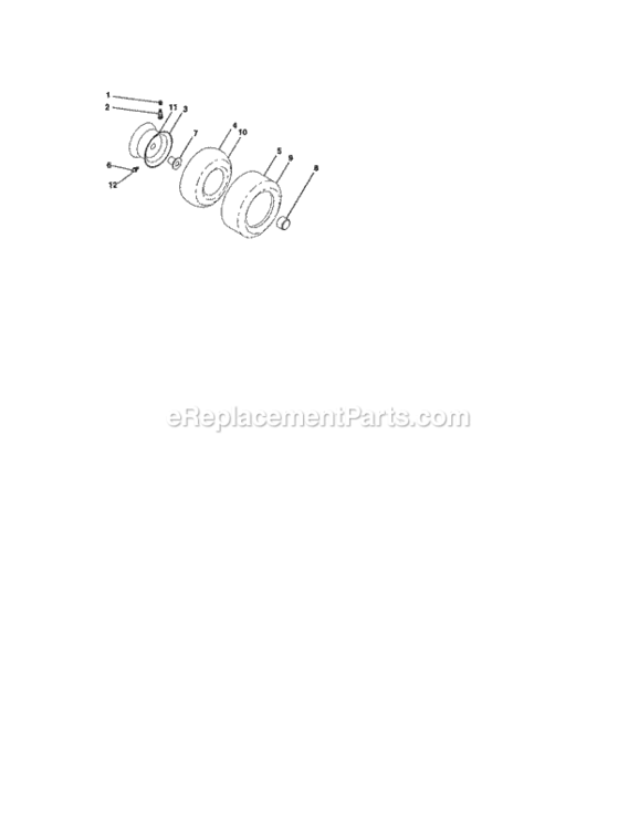 Page H Diagram and Parts List for 917276011  Craftsman Lawn Tractor