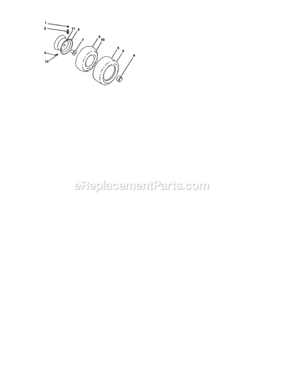 Page H Diagram and Parts List for 917276022  Craftsman Lawn Tractor
