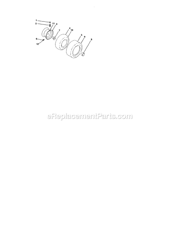 Page H Diagram and Parts List for 917276041  Craftsman Lawn Tractor