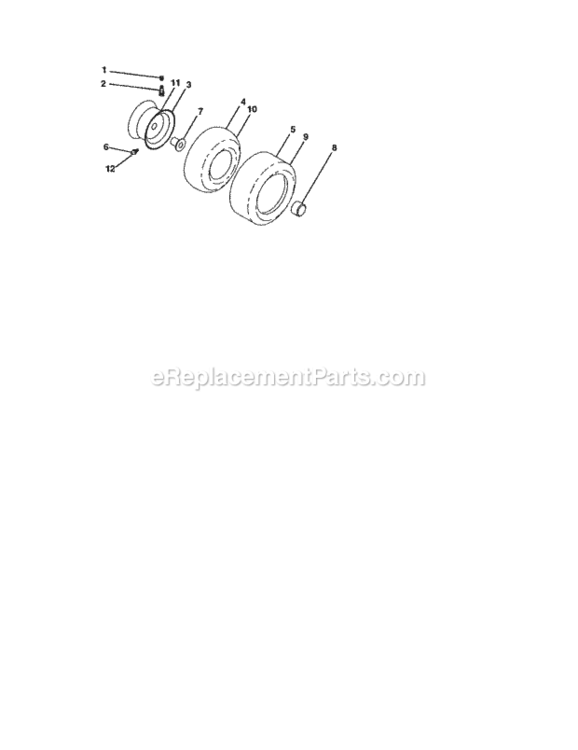 Page H Diagram and Parts List for 917276050  Craftsman Lawn Tractor